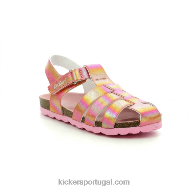 kickers_arco_iris_rosa_bronzeado_de_verao_v24th686_criancas.jpg Kickers arco-íris rosa bronzeado de verão V24TH686 crianças - Image 1