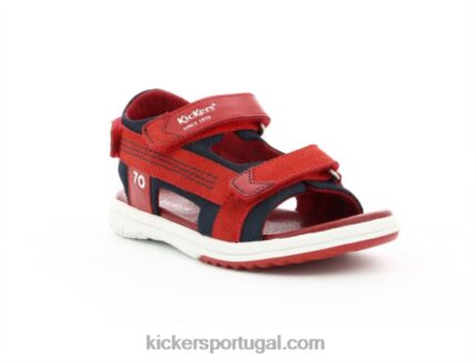 Kickers avião da marinha vermelha V24TH640 crianças