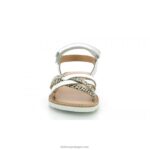 Kickers betternew branco prateado impresso V24TH666 crianças - Image 6