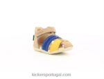 Kickers bigbazar-2 bege claro V24TH442 crianças
