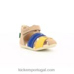 Kickers bigbazar-2 bege claro V24TH442 crianças
