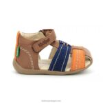 Kickers bigbazar-2 camelo laranja azul V24TH526 crianças - Image 3
