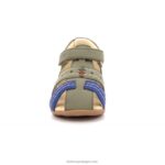 Kickers bigbazar-2 cáqui azul V24TH727 crianças - Image 6