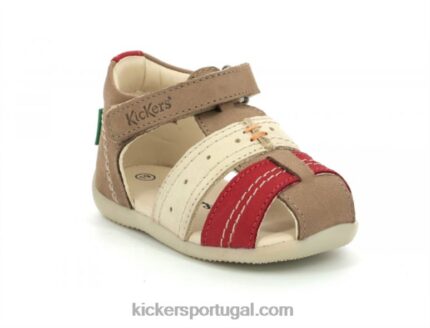Kickers bigbazar-2 outro bege V24TH440 crianças
