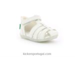 Kickers bigflo-2 branco V24TH541 crianças