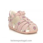 Kickers bigfly-2 flor rosa V24TH546 crianças