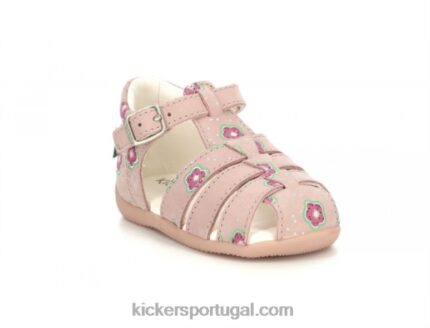 Kickers bigfly-2 flor rosa V24TH546 crianças