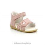 Kickers bigkratch rosa claro V24TH507 crianças