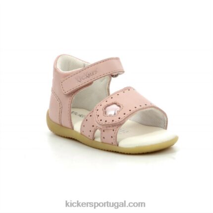 Kickers bigkratch rosa claro V24TH507 crianças