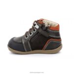 Kickers bins montanha marrom escuro laranja V24TH797 crianças - Image 5