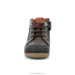 Kickers bins montanha marrom escuro laranja V24TH797 crianças - Image 6