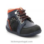 Kickers bins mountain marinho laranja V24TH795 crianças