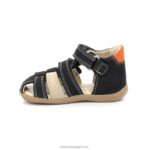 Kickers bipé marinho bege laranja V24TH650 crianças - Image 5