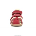 Kickers bipé vermelho bege V24TH518 crianças - Image 6