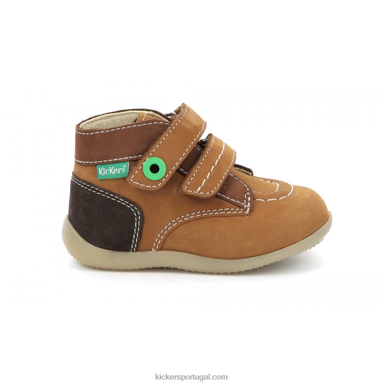 Kickers bonkro-2 camel brown tricolor V24TH904 crianças - Image 3