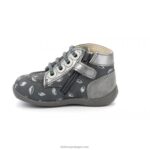 Kickers bonzip-2 cinza escuro impresso V24TH771 crianças - Image 6