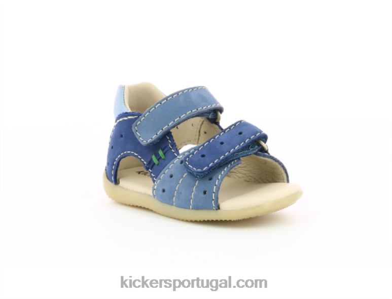 kickers_boping_2_azul_tricolor_v24th565_criancas.jpg Kickers boping-2 azul tricolor V24TH565 crianças - Image 1