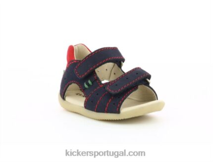 Kickers boping-2 vermelho marinho V24TH503 crianças