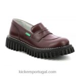 Kickers borgonha atual V24TH186 mulheres