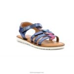 Kickers brahmia navy metal arco-íris V24TH649 crianças - Image 2