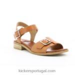 Kickers camelo bucidi V24TH9 mulheres