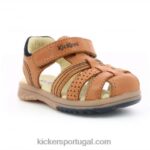Kickers camelo de platina V24TH647 crianças