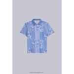 Kickers camisa pólo azul V24TH1062 unissex - Image 2
