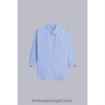 Kickers camisa vestido azul V24TH1050 unissex