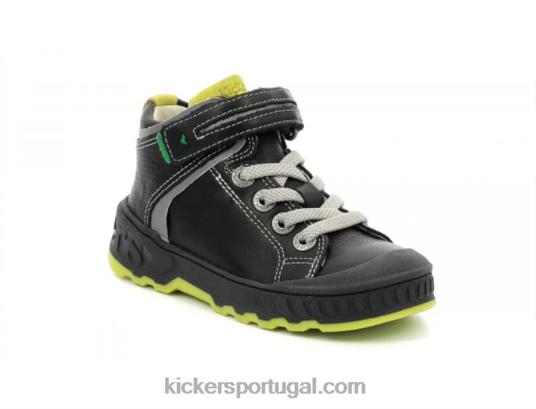 kickers_chutar_adolescente_preto_v24th971_criancas.jpg Kickers chutar adolescente preto V24TH971 crianças - Image 1
