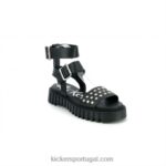 Kickers chutar fã preto V24TH24 mulheres