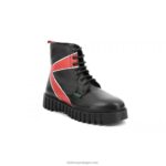 Kickers chutar fabuloso preto vermelho V24TH219 mulheres - Image 2