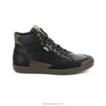 Kickers chutar khkai preto tripartido V24TH326 homens - Image 3