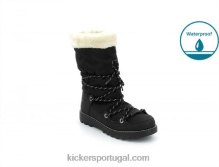 Kickers chutar neosnow preto V24TH233 mulheres