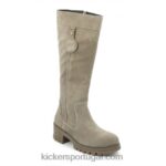 Kickers chutar prata mais alto V24TH226 mulheres