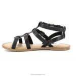 Kickers chutar preto atordoado V24TH78 mulheres - Image 5