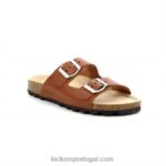 Kickers chute alce marrom claro V24TH71 mulheres