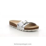 Kickers chute eyra prata V24TH92 mulheres