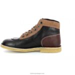Kickers chute lenda preto camelo marrom V24TH277 mulheres - Image 5