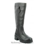 Kickers chute mais alto preto V24TH220 mulheres