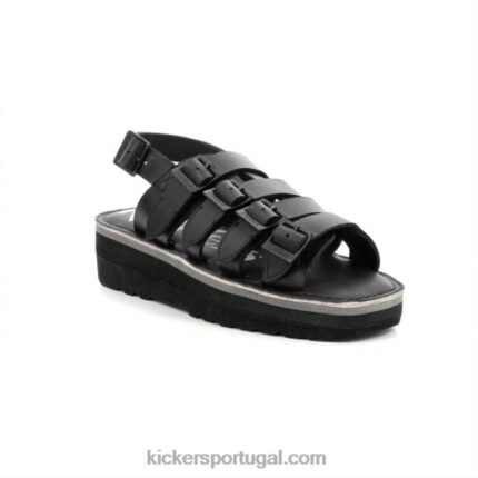 Kickers chute oi ensolarado preto V24TH107 mulheres