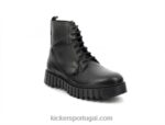 Kickers chute preto fabuloso V24TH356 homens