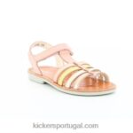 Kickers cosmetick ouro rosa metalizado V24TH482 crianças