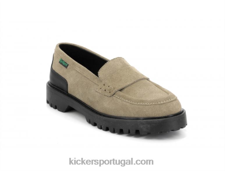 kickers_deck_mocassim_prata_v24th184_mulheres.jpg Kickers deck mocassim prata V24TH184 mulheres - Image 1