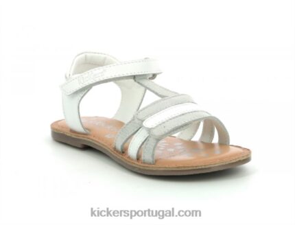 Kickers diamante branco prata V24TH505 crianças