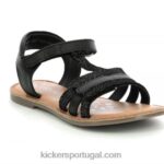 Kickers diamante preto brilhante V24TH499 crianças