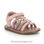 Kickers diveta arco-íris rosa claro V24TH429 crianças