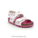 Kickers flor branca de verão V24TH529 crianças