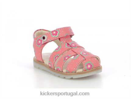 Kickers flor rosa nonosti V24TH544 crianças