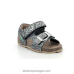 Kickers fuxio prata V24TH570 crianças