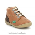 Kickers gazip camel brown V24TH850 crianças